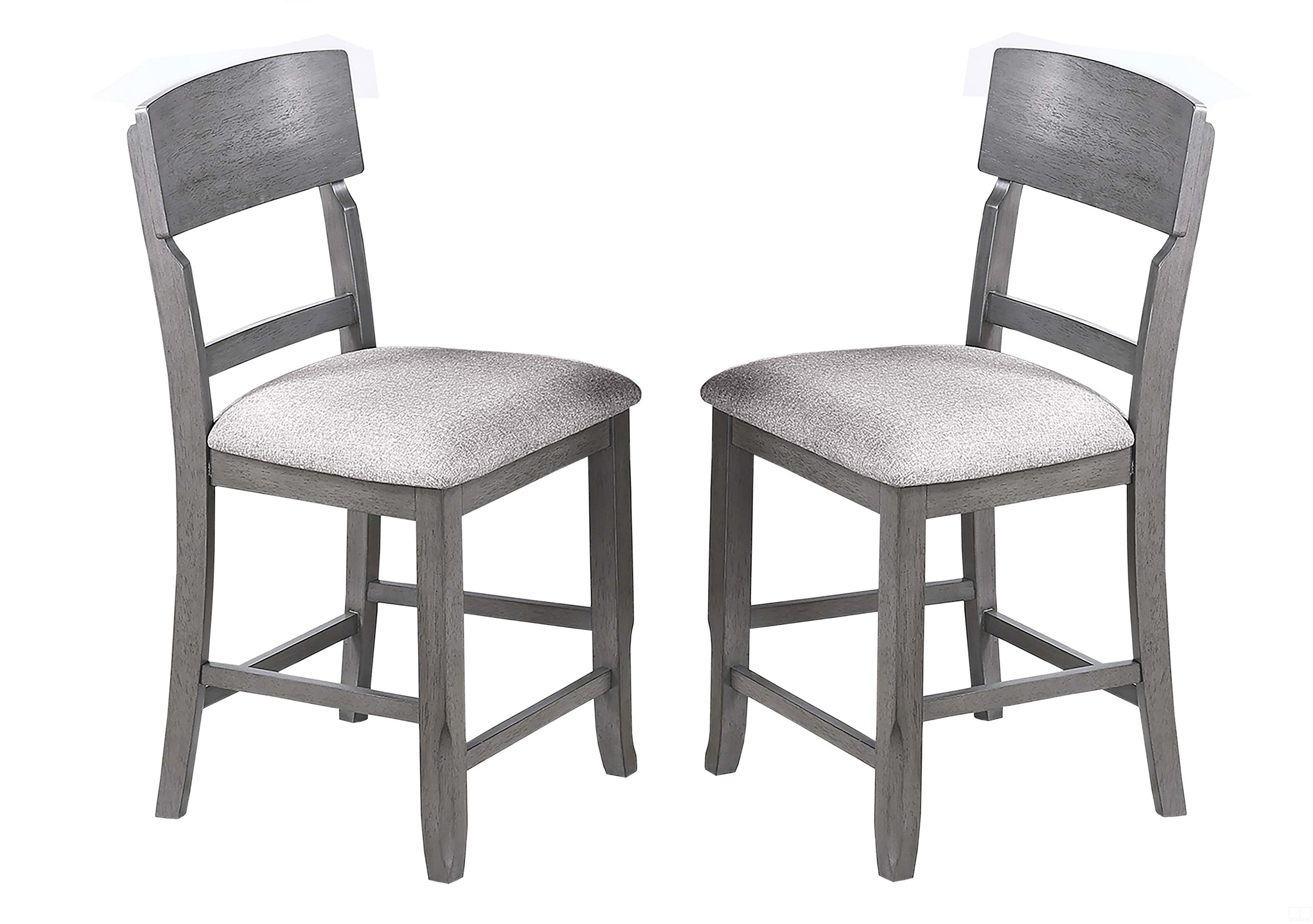 One Allium Way High Chairs Ladder Back Design Set Of 2Pc Counter Ht ...