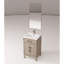 Meuble-lavabo simple en chêne gris, 20 po L 18 po x P 18 po, avec comptoir en acrylique, robinet, comptoir de meuble-lavabo et miroir de 20 po et 18 po, inclus-1769962613