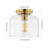 Robeson Glass Flush Mount-404434576