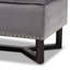 Repose-pieds de rangement rectangulaire en velours de 35 po de largeur Kishia-865419385