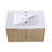 Hannes Floating Bathroom Storage Vanity With Sink