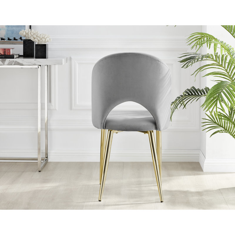 Scottsmoor 4 - Person Dining Set, Grey/Gold