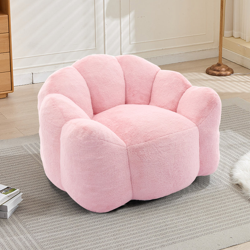 Canapé à compression pour adultes avec anneau à tirer Lotus, Rose