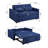 Omorfo 53.2'' Upholstered Convertible Sleeper Sofa-451613869
