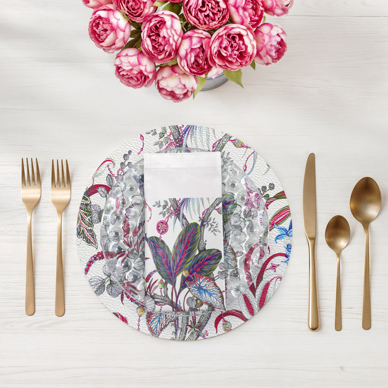 Amazonia Cotton Sateen Dinner Napkins, Aurelia