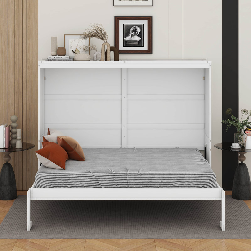 Murphy Bed, White, Queen
