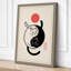 Yin Yang Cats Japandi - Wrapped Canvas-1774919685-1774919739