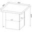 Table de bout carrée en bois d'ingénierie-1413352347