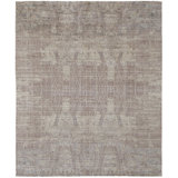 Eastfield Abstract Area Rug in Blue/Ivory