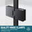 48'' W x 58'' H Frameless Tub Shower Door with 5/16'' Clear Glass Bathtub Door-102446644