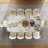 79" Luxury Dining Table with Random Natural Pattern Sintered Stone Top & Metal Base, Modern Rectangular Dining Table, Elegant Kitchen Dining Room Furniture,10-chair-1463010671-1463010670