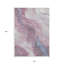 Tapis d'extérieur lavable abstrait mauve et rose 10 pi x 14 pi