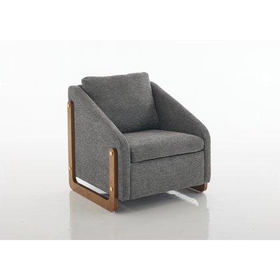 Fabric Modern Upholstered Armchair