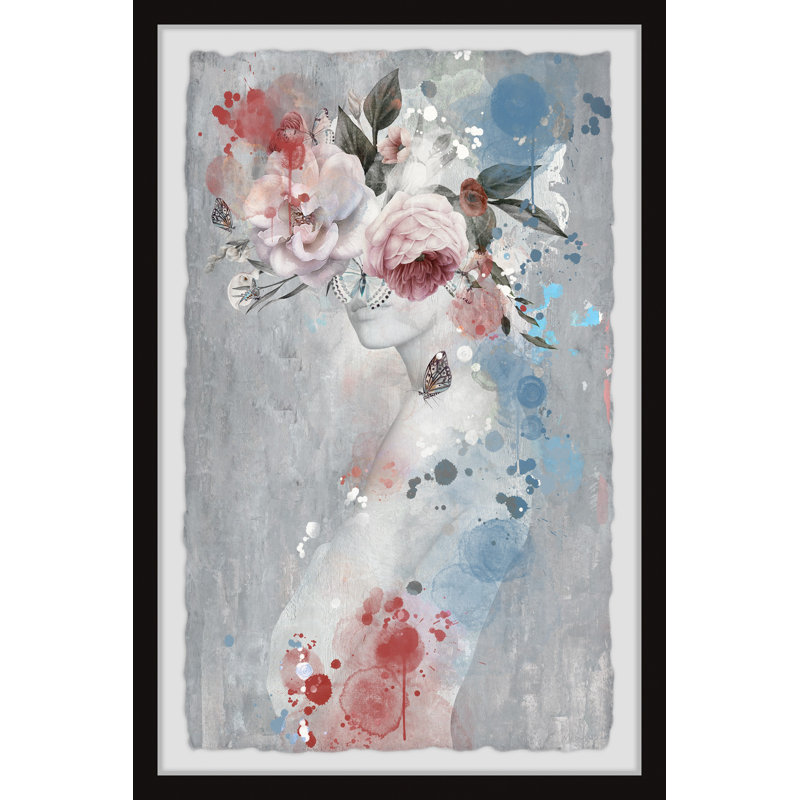 Darling Be Daring - Single Picture Frame Painting, 30cm H x 20cm W