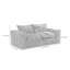 Canapé modulaire rembourré en chenille 2 pièces 2 pièces avec dossier coussiné - entièrement comprimé, aucun assemblage requis-403328405