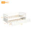 Lit de jour simple en bois massif avec couchette Emele-432377492