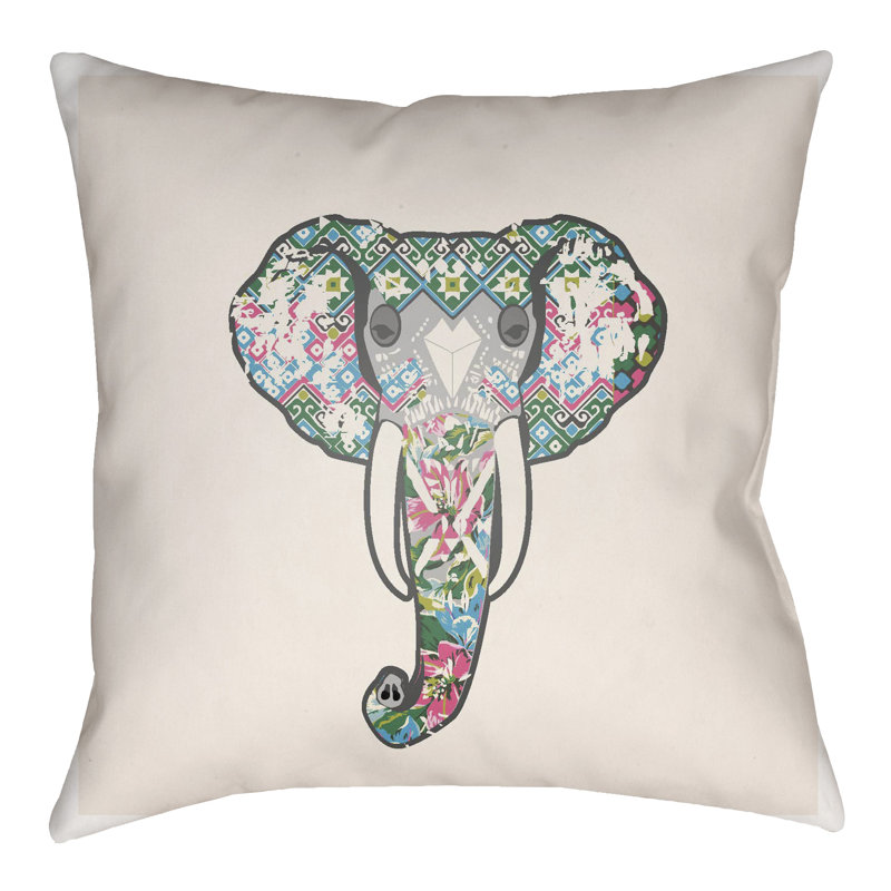 Indoor/Outdoor Throw Pillow, 18" H x 18" W