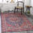 Fleckenstein Oriental Dark Blue/Burgundy/Cream Area Rug-2078025873