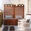 Présentoir de détail en bois, présentoir de détail en bois intérieur / extérieur avec rangement, accessoire de rangement extérieur