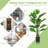 60'' Faux Palm Plant in Pot