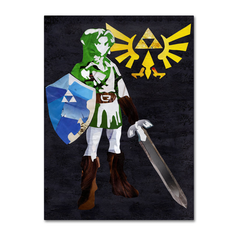 Art sur toile Aylinn «Zelda 2», H 47 po x l 35 po