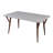 Halimah 4 - Person Four Leg Base Dining Set