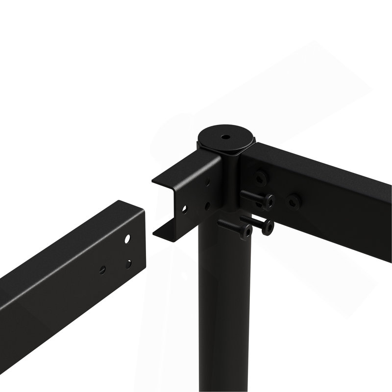 Modern Minimalist MDF Grain Tabletop Dining Table, Stylish Dining Table, Kitchen Dining Table, Sturdy And Durable, Easy To Assemble, Black Metal Leg Design, Suitable For 4-6 People, Suitable For Home