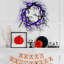 Décoration de guirlande d'Halloween à la main