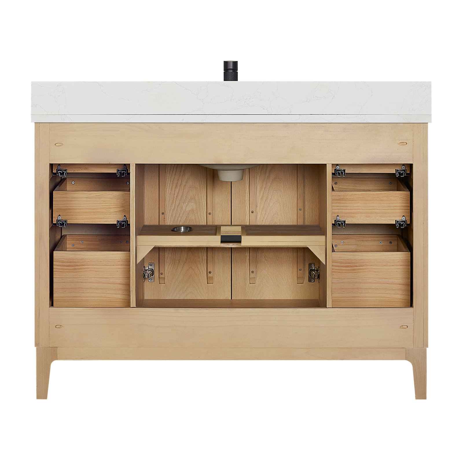 Langosta 48" Single Bathroom Vanity, Washed Ash Gray