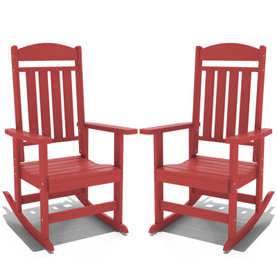 Oxing HDPE Outdoor Rocking Chair