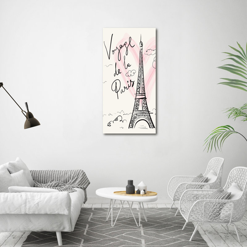Eiffel Tower Paris - Wrapped Canvas Print