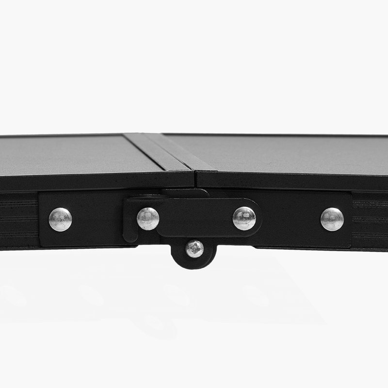 2Ft Folding Portable Camping Table, Adjustable Height Aluminum Outdoor Table, Patio Table