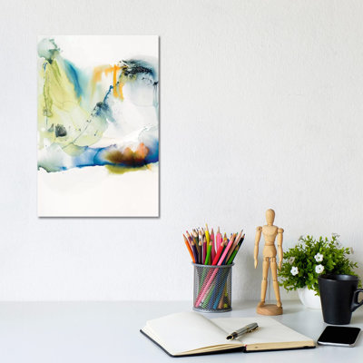 Abstract Terrain I by Sisa Jasper - Wrapped Canvas Painting