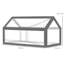 Avren Rustic Wooden Polycarbonate Greenhouse With Openable Top