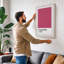 Trendy Pink Swatch Minimalist - Wrapped Canvas-485437570-485437691