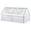 Lit de jardin surélevé avec housse de serre en PVC