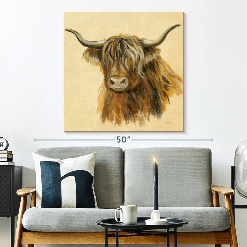 Brampt Highland Brampt vache, H 33 po x l 33 po
