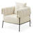 Upholstered Armchair with Thicker Seat Cushion and Pillow-2087373630