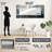 Grey Winter Thistle Song Harmony II - Floral Wall Mirror Art - Printed On Metal-2096078906