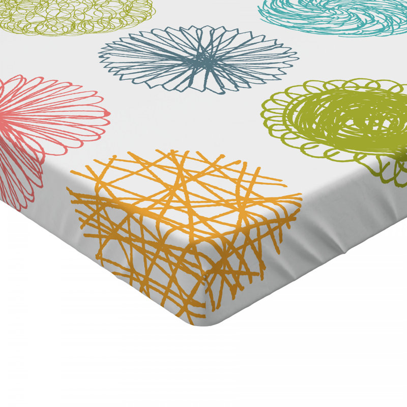 Microfiber Patterned Fitted Sheet, Full Fitted Sheet