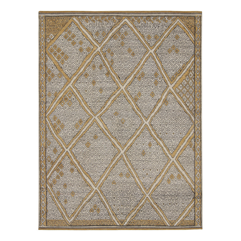 Moroccan Hand Knotted Area Rug, Rectangle 8' x 10'