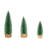 Snow-Covered LED Bottlebrush Tree Set