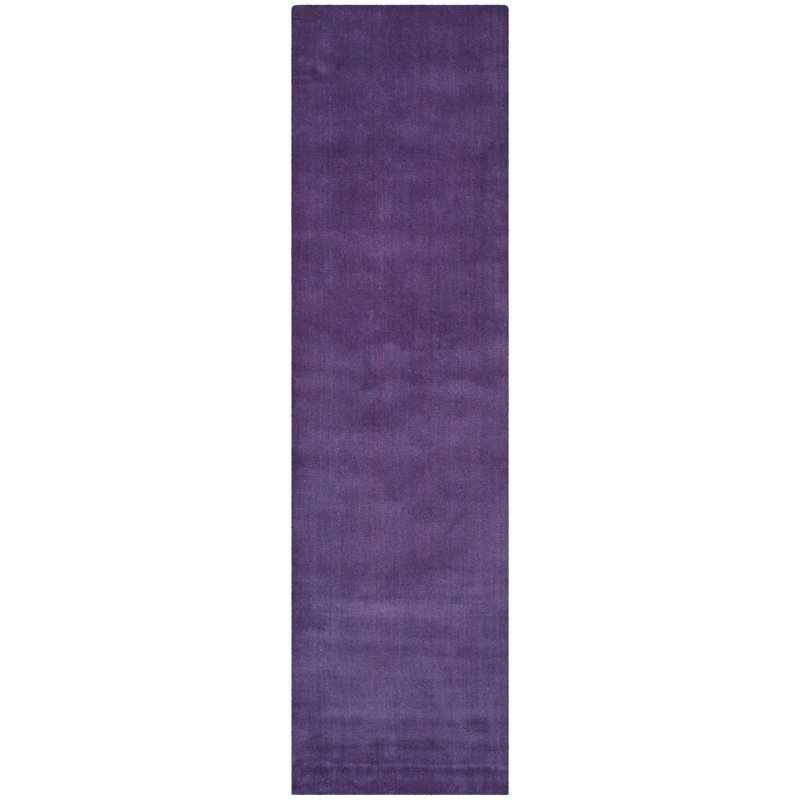 Frann Hand Tufted Wool Solid Color Rug, Runner 2'3" x 12'