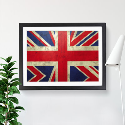 Abstract Union Jack Flag Vol.4 - Framed Print
