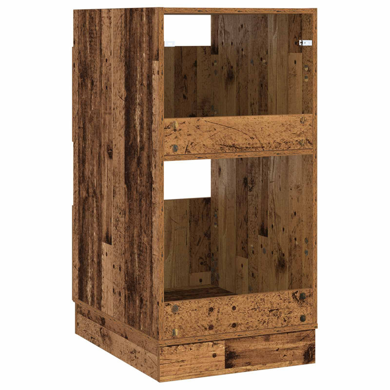 Freestanding Bathroom Storage, Old Wood