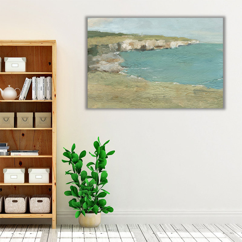 Sun Drenched Cliff II - reproduction d'art sur toile, H 20 po x l 30 po