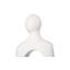 Buddha Seated Sculpture, Gel Coat White