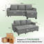 3 Seater Linen Blend Sofa Bed-84027590