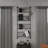 Black Charlotin Metal Tall Wire 5 Slot Magazine Rack Holder with Suspended Baskets and Label Slots-2015200780