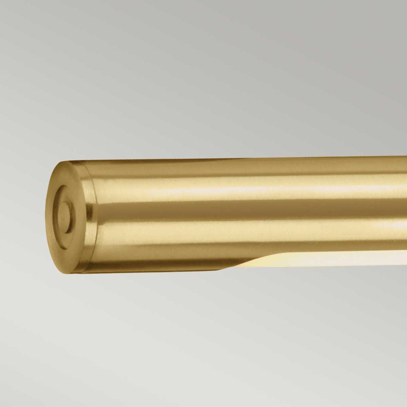 Alton 1 -Light Hardwired Dimmable LED Wall Mounted Picture Light, Brushed Brass, 14.9cm H x 67.4cm W x 20.5cm D